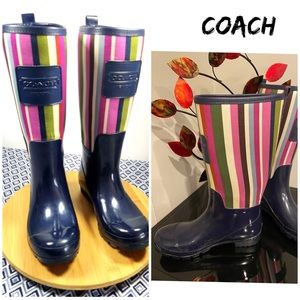 COACH rain boots